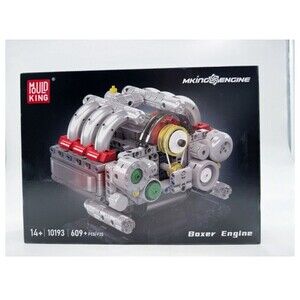 New Mould King Mini V8 Engine Kits That Moves Building Blocks 609 Pcs 14+ STEM